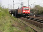 Baureihe 185 403-3 von DB Schenker Green Cargo am 07.04.2011 in Fulda richtung Frankfurt am Main